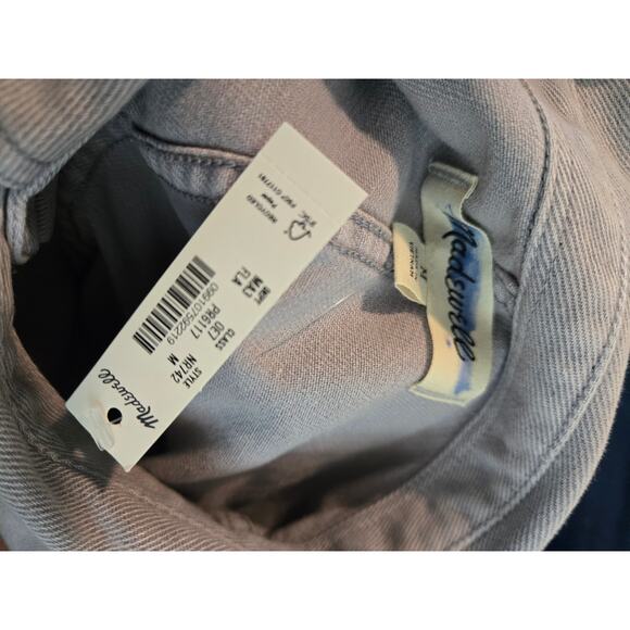 NWT Madewell Garment-Dyed Straight-Hem Work Shirt mens size M - Picture 7 of 7